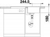 Blanco Favum 45 S - Antracit - 2